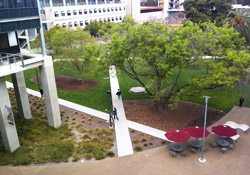 Student Services Center courtyard