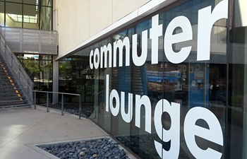 Exterior of Commuter Lounge in Price Center East, UC San Diego