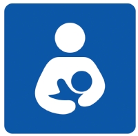 Nursing child icon / logo