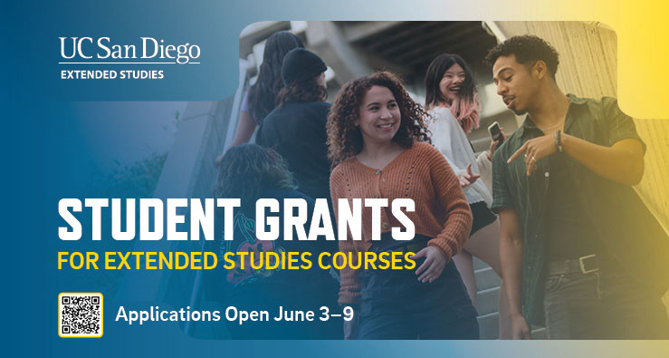 Extended Studies Grants for Students - apply June 3-10 - text illustration