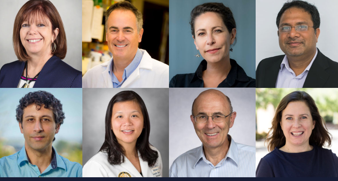 collage of eight top researchers at UCSD