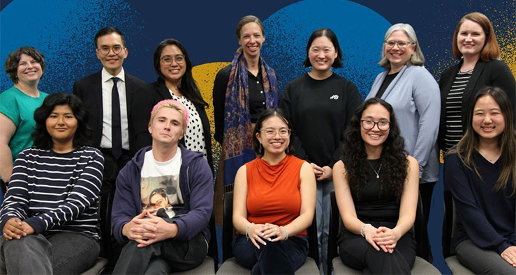 Seven UCSD students in a group photo