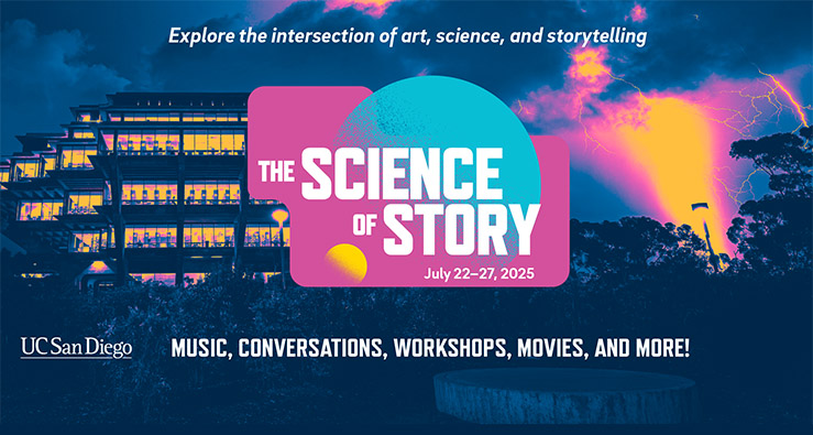 UC San Diego Science of Story - text illustration
