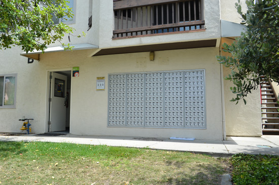 Matthews Apartments mailboxes