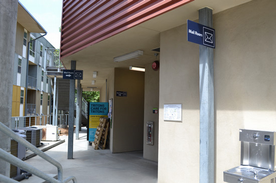 One Miramar Street Parcel Center on campus at UC San Diego
