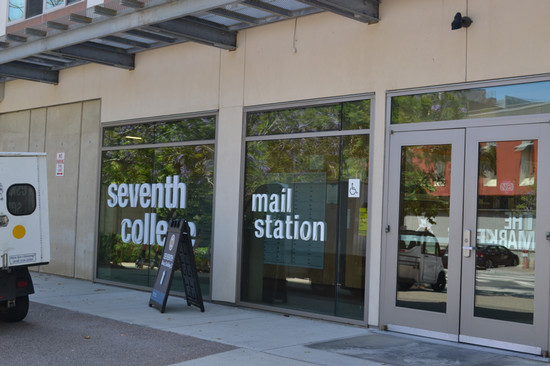 Seventh College Parcel Center on campus at UC San Diego