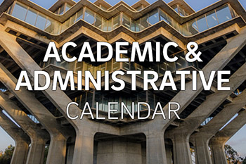 Link to academic and administrative calendars