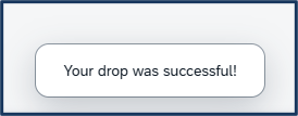 Screen shot - TSS Booking - cancel/drop a multi-component course - successful drop message