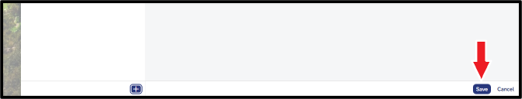 Screen shot of TSS-My Bank Accounts and location of 'Save' button