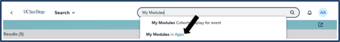 Screen shot - TSS Booking - grading option - my modules