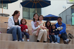 Parents on Steps